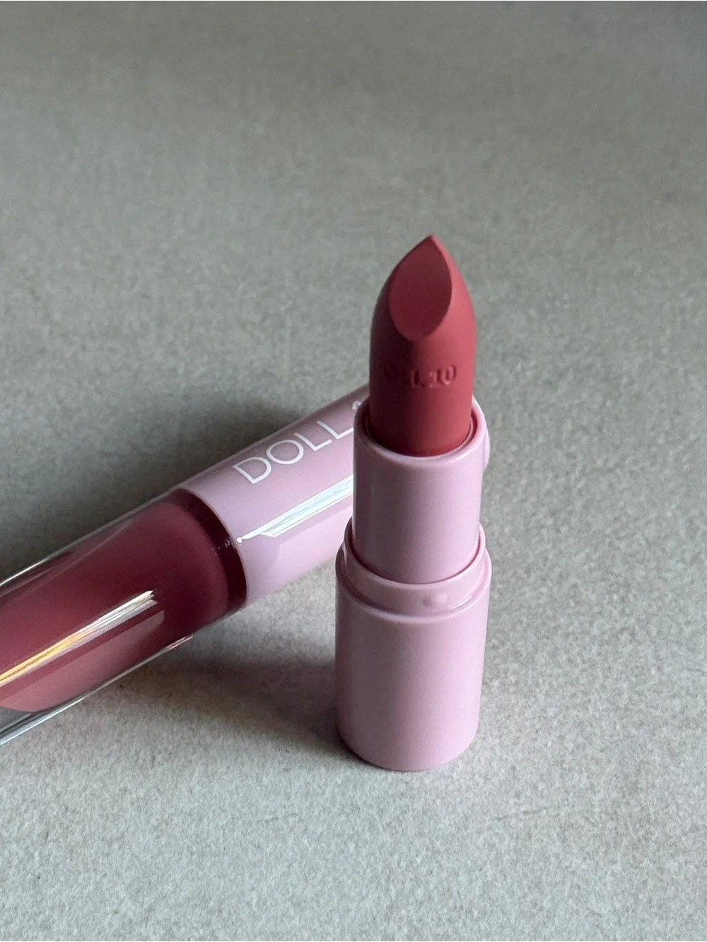Doll 10 Lip Gloss & Lipstick Duo Ethereal Shade New in Box